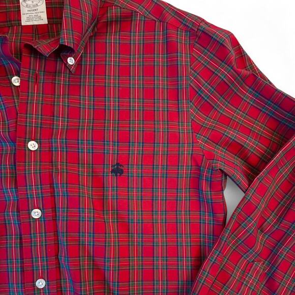 Brooks brothers regent tartan plaid - Picture 3 of 5